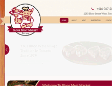 Tablet Screenshot of bloormeatmarket.com